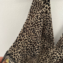 Load image into Gallery viewer, 90’s tag forever21 leopard halter dress
