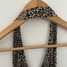 Load image into Gallery viewer, 90’s tag forever21 leopard halter dress
