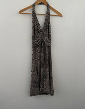 Load image into Gallery viewer, 90’s tag forever21 leopard halter dress
