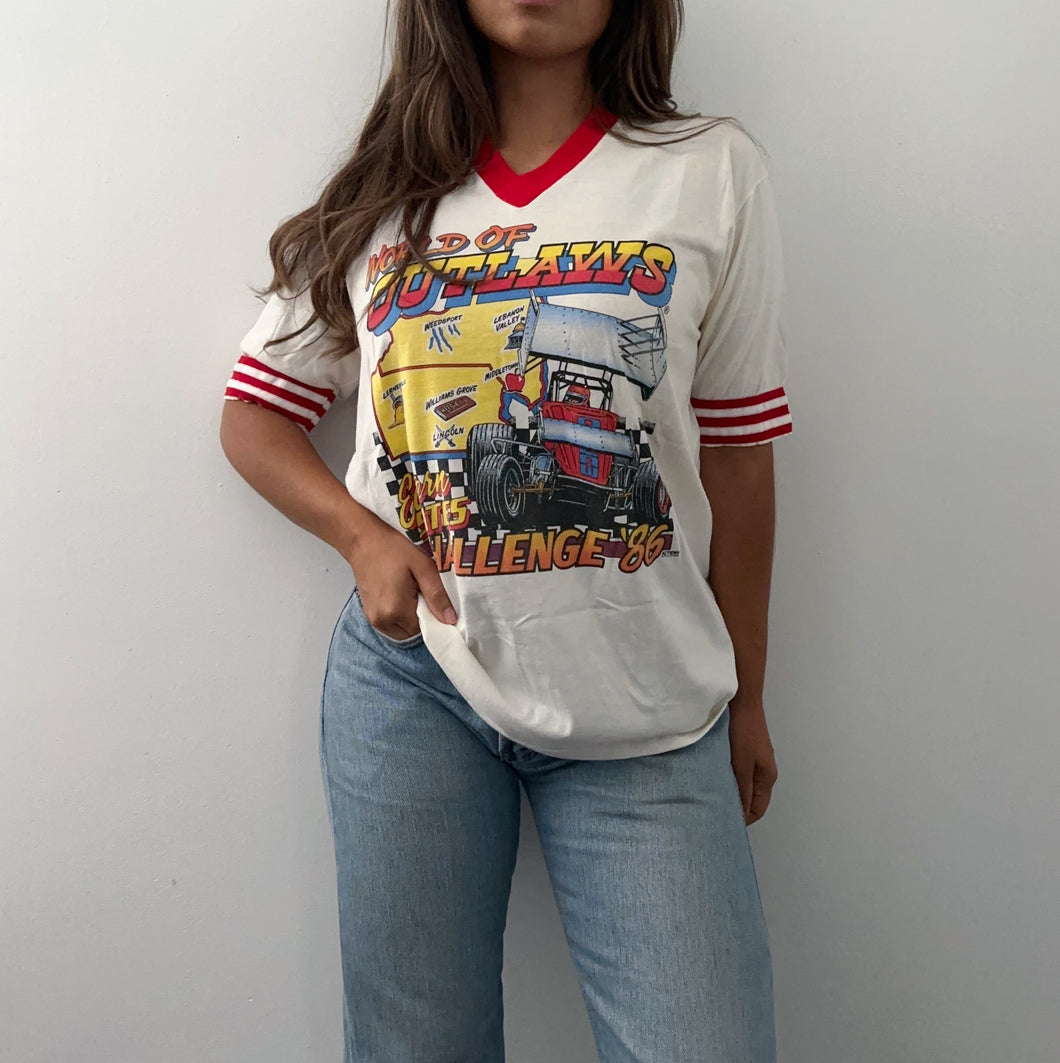 1986 World of Outlaw tee