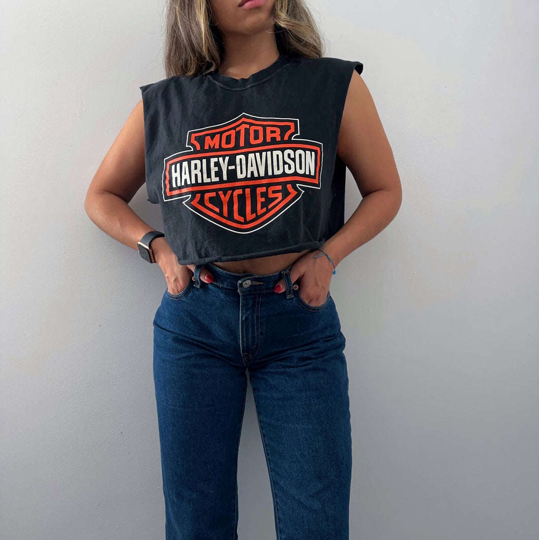 2000 Atlanta Georgia Harley Davidson crop tank