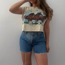Load image into Gallery viewer, Cropped 1999 Horse beer T
