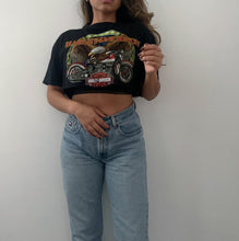 Load image into Gallery viewer, Cropped 2009 Singapore Harley Davidson tee
