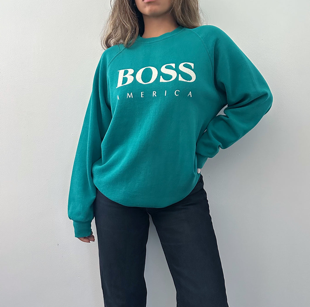 90's BOSS AMERICA sweatshirt