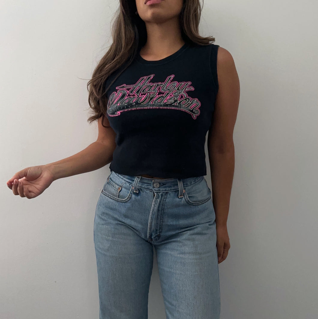 2006 Harley Davidson cropped cami