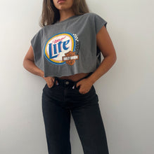 Load image into Gallery viewer, Cropped Miller lite X Harley Davidson tank
