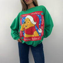 Load image into Gallery viewer, 90's POOH Holiday sweatshirt
