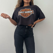 Load image into Gallery viewer, Cropped Harley Davidson tee
