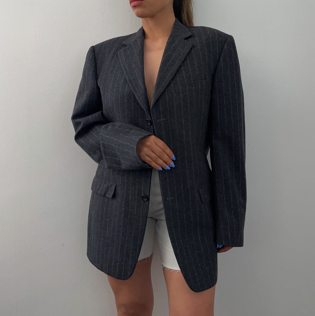 Burberry pin stripe blazer