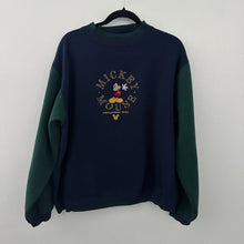 Load image into Gallery viewer, 90&#39;s Mickey mouse blocked color sweatshirt
