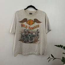 Load image into Gallery viewer, 90&#39;s Harley Davidson wild horses tee
