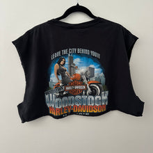 Load image into Gallery viewer, 2013 Woodstock Cropped Harley Davidson tank

