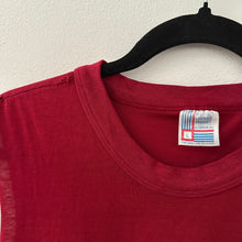 Load image into Gallery viewer, 80&#39;s cropped distressed Washington redskins tank
