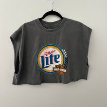 Load image into Gallery viewer, Cropped Miller lite X Harley Davidson tank
