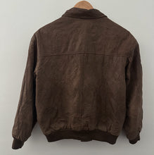 Load image into Gallery viewer, VINTAGE BROWN LEATHER BOMBER
