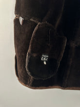 Load image into Gallery viewer, Vintage Shearling suede coat
