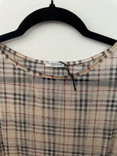 Load image into Gallery viewer, 1980 Burberry london sheer mesh tank top
