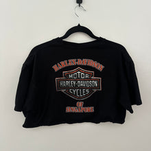 Load image into Gallery viewer, Cropped 2009 Singapore Harley Davidson tee
