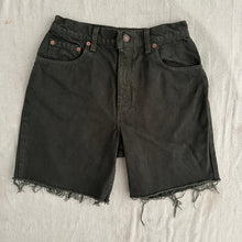 Load image into Gallery viewer, 1995 dark olive green Levi shorts
