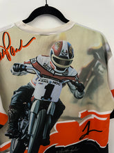 Load image into Gallery viewer, 2001 Harley Davidson print racing motor tee
