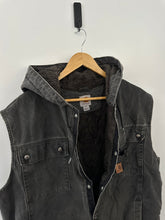 Load image into Gallery viewer, Carhartt sherpa lined hooded vest
