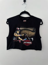 Load image into Gallery viewer, Ride free cropped Harley Davidson tank
