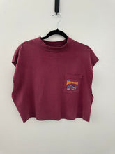 Load image into Gallery viewer, 1995 cropped mock neck Harley Davidso tank
