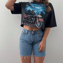 Load image into Gallery viewer, Cropped TX Harley Davidson tee
