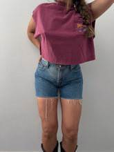 Load image into Gallery viewer, 1995 cropped mock neck Harley Davidso tank
